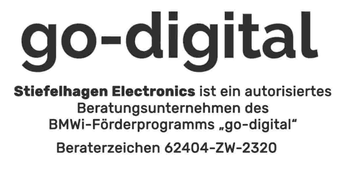 Abbildung Stieflhagen Electronics autorisiertes Beratungsunternehmen des Förderprorgamms go-digital