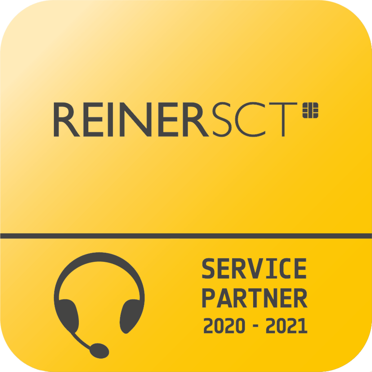 Logo REINER SCT Service Partner 2020-2021