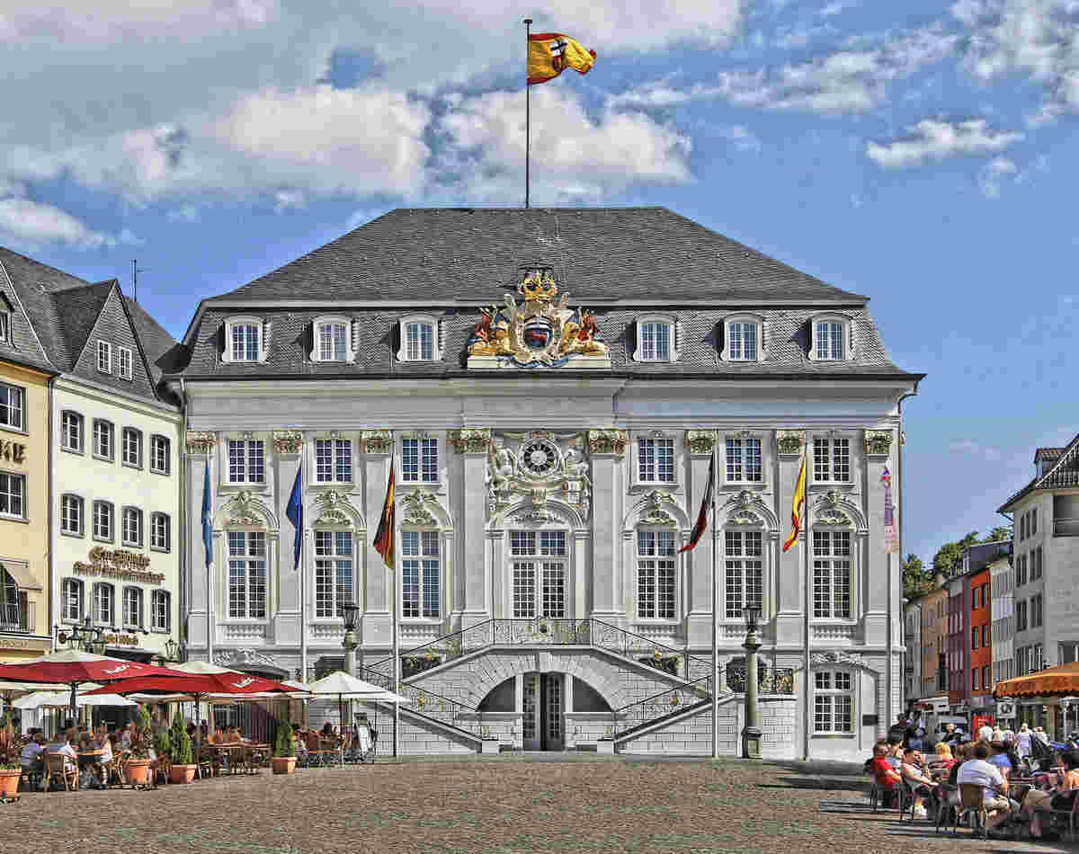 Rathaus in Bonn am Markt
